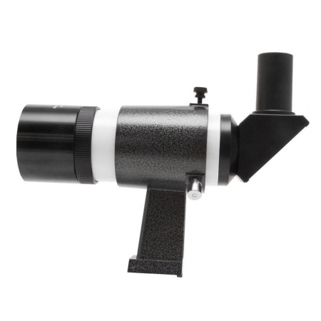 TS Optics 8x50 finder angle view, white