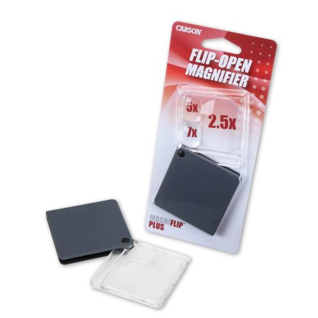 Magnifying Glass Carson MagniFlip Plus 2.5x/5x/7x