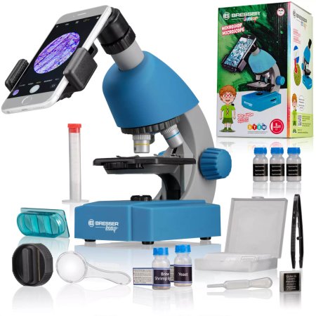 Microscope Bresser Junior 40x-640x Blue