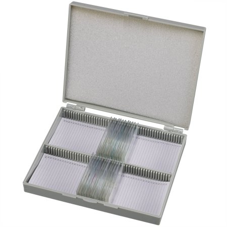 Bresser Ready-Made Microscope Slides Set - 25...
